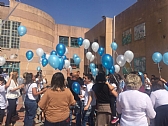 תלמידי חט"ב רבין בפעילות התנדבותית למען ילדי הגנים בנושא 70 שנה למדינה