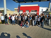 משלחת נוער מהעיר מיניסטר נפגשה עם תלמידי מקיף י"ב "המעיין"