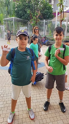 יום ההליכה הבינלאומי בבי"ס "תמיר"