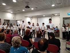 תלמידי חט"ב רבין באירועים לזכרו של ראש הממשלה המנוח