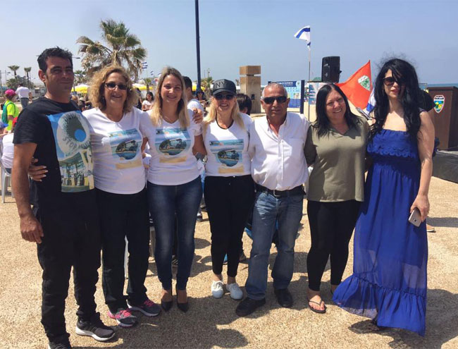 טקס הנפת דגל כחול וחניכת כיתת הלימוד בחוף חופית