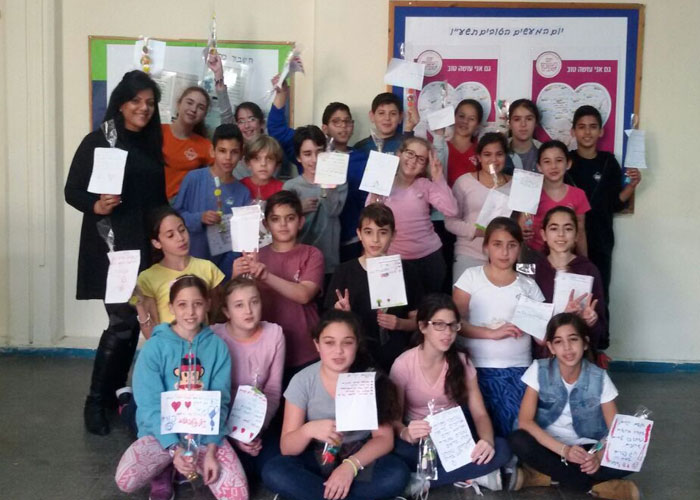 יום המעשים הטובים בבי"ס אשכולות
