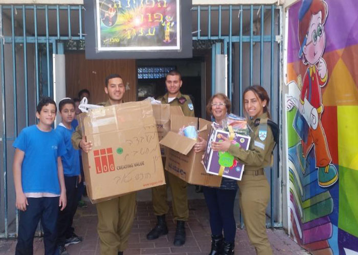 יום המעשים הטובים בבי"ס "שובו"